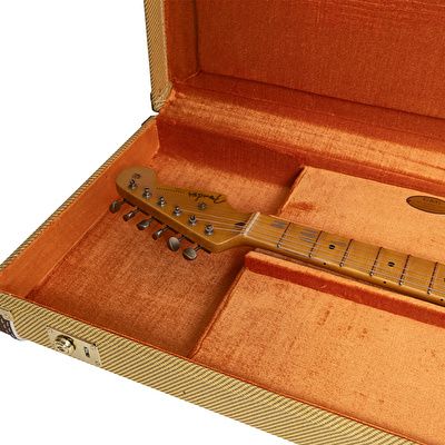 Fender Custom Shop 1955 Stratocaster Journeyman Relic Akçaağaç Klavye 7,25 - 9,5 Aged 2 Ton Sunburst Elektro Gitar